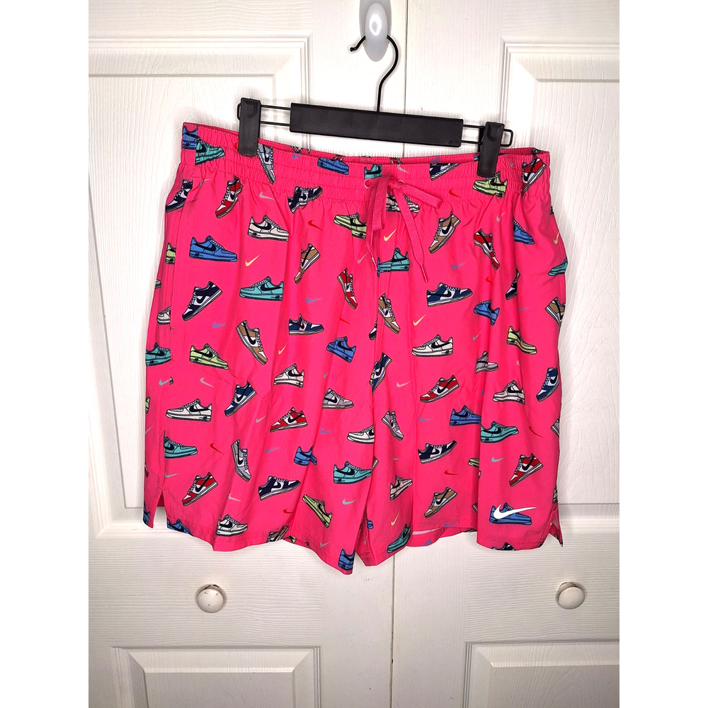 Nike Swim Dunk Air Force 1 Sneaker Print Swim Trunk Shorts Mens size XL